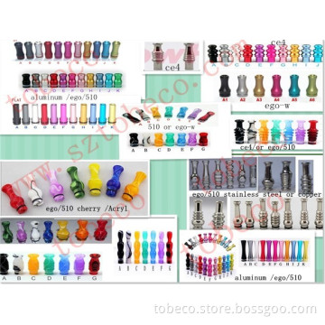 E-Cigarettes Drip Tips